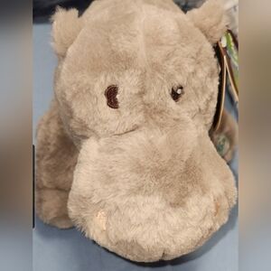 FAO SCHWARTZ, HIPPO PLUSH, PLANET LOVE, 1O INCHES